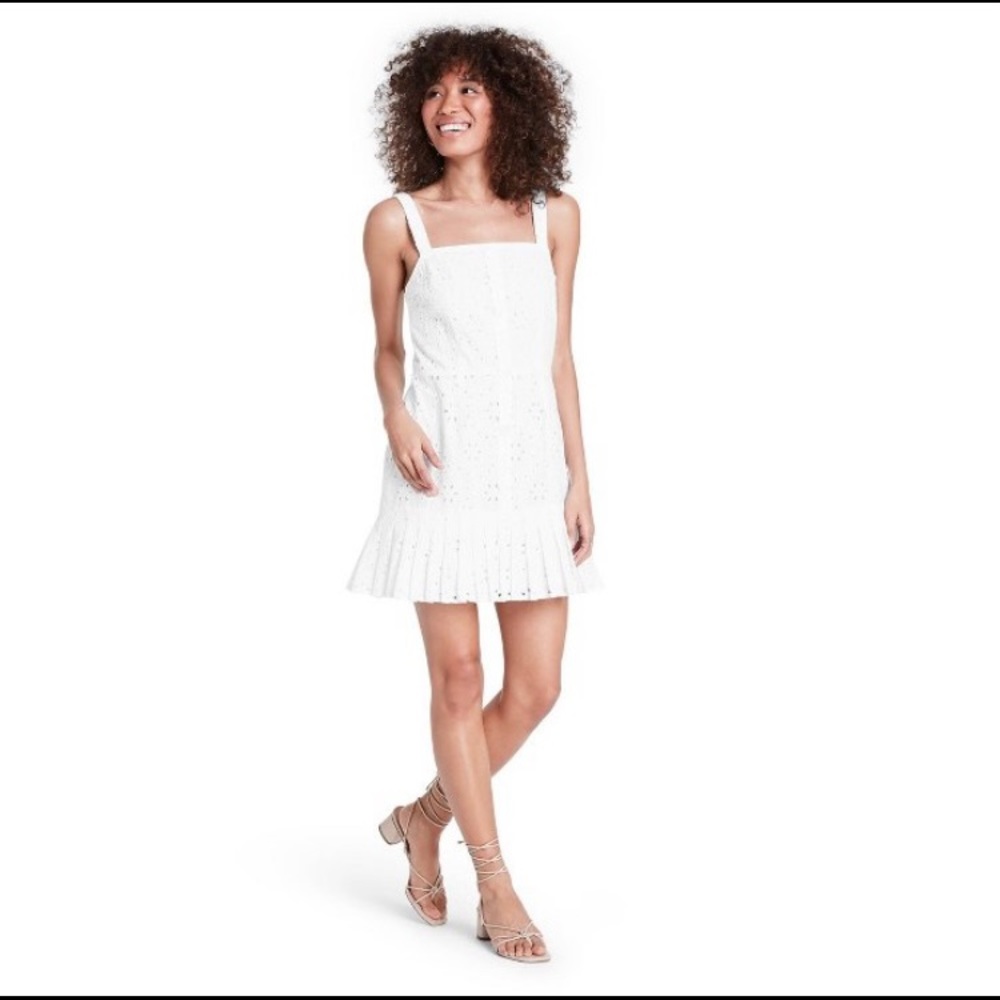 Eyelet sleeveless pleated dress Alexis for Target